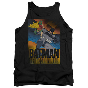 AN OFFCIALLY LICENSED BATMAN DK RETURNS ADULT UNISEX TANK TOP BLACK