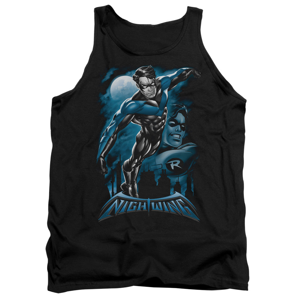 AN OFFCIALLY LICENSED BATMAN ALL GROWN UP ADULT UNISEX TANK TOP BLACK