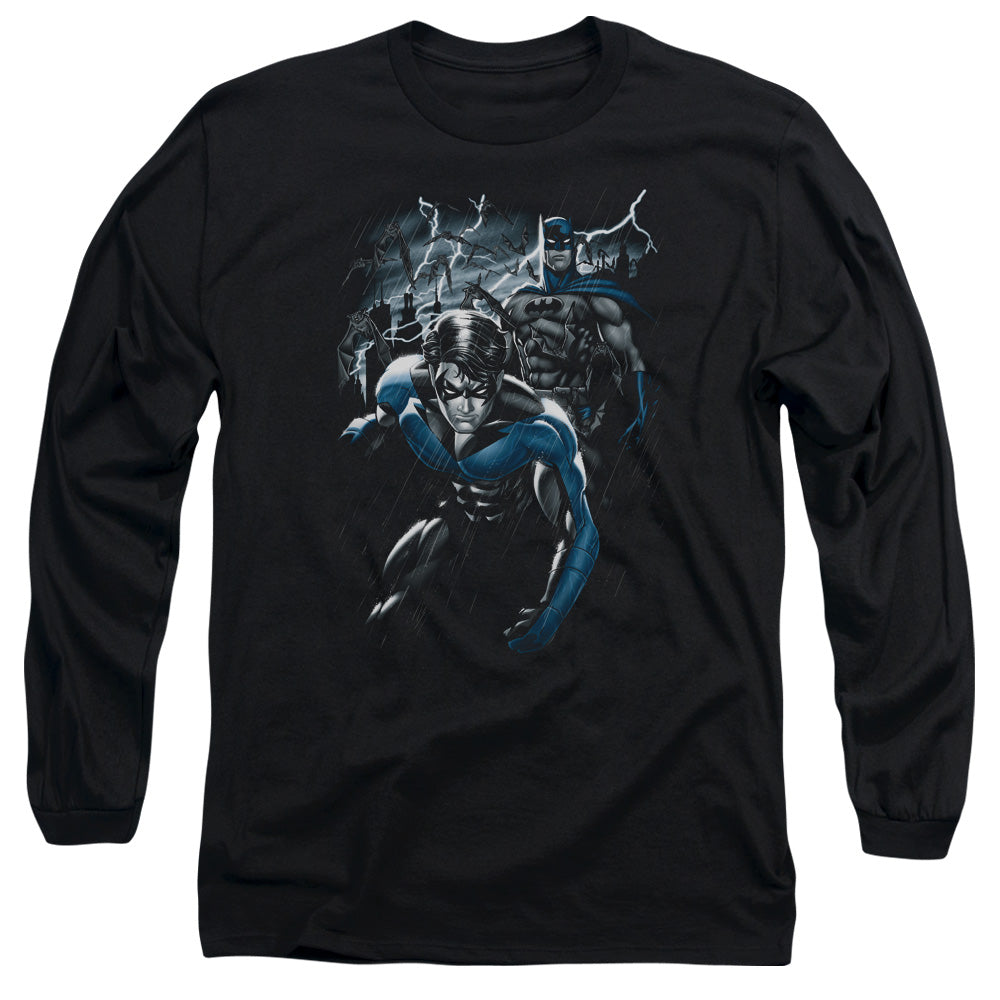 Batman Dynamic Duo Licensed Adult Unisex Long Sleeve T-Shirt SM-3X