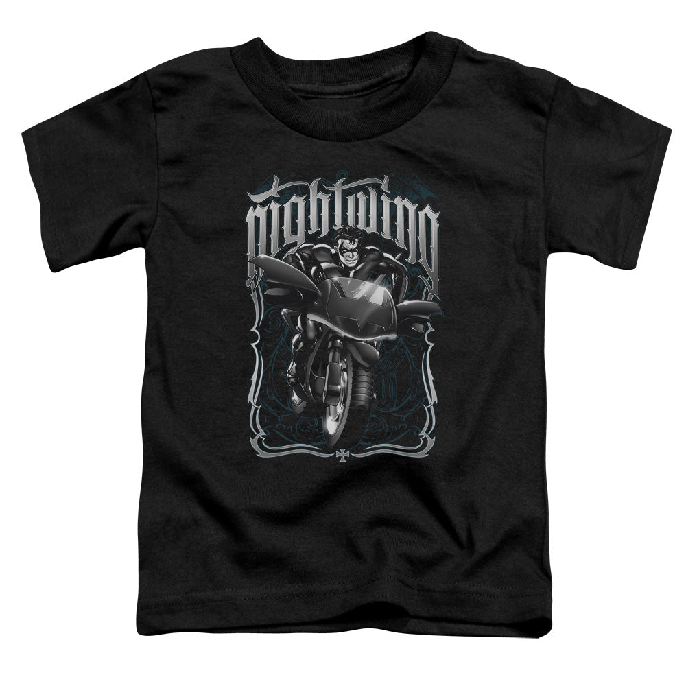 Batman Nightwing Biker Licensed Toddler T-Shirt SM-LG