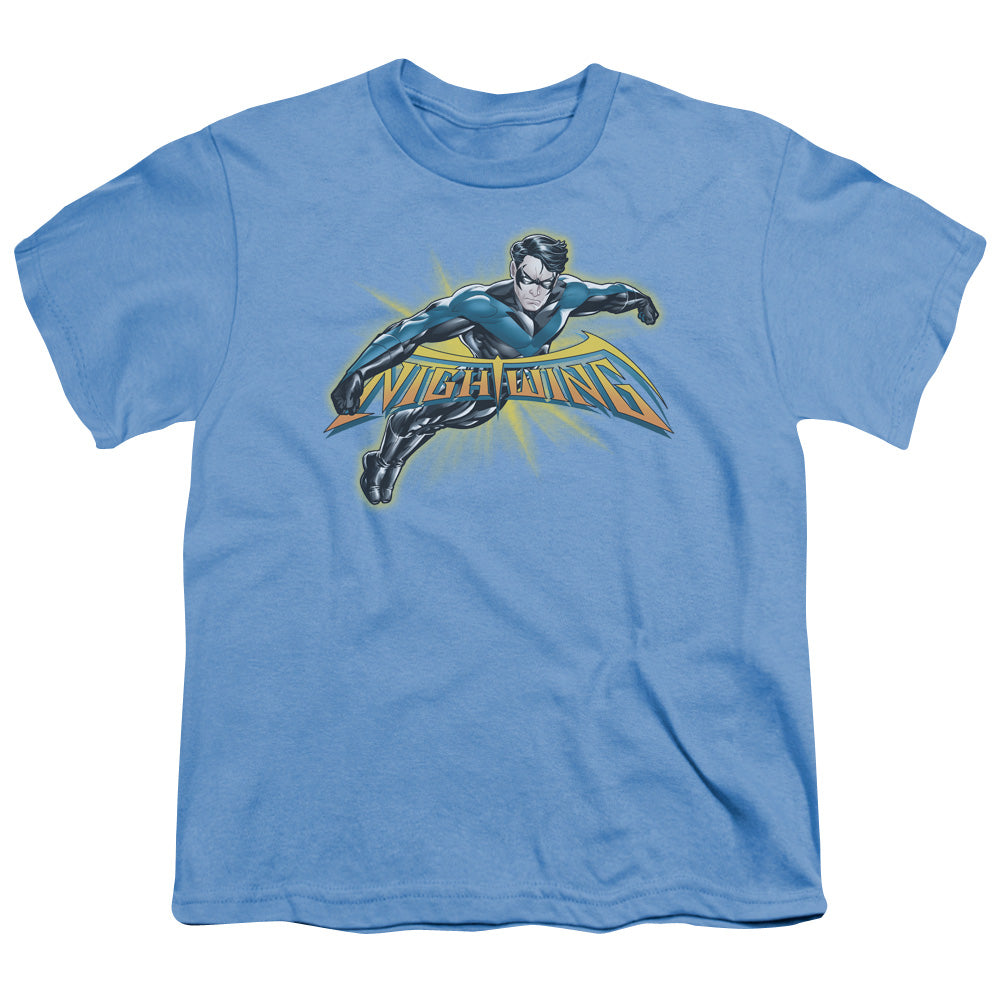 Batman Nightwing Burst Licensed Kid's T-Shirt (Ages 4-7) XS-XL