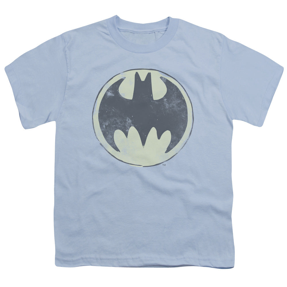 Batman Old Time Logo Licensed Kid's T-Shirt (Ages 4-7) XS-XL