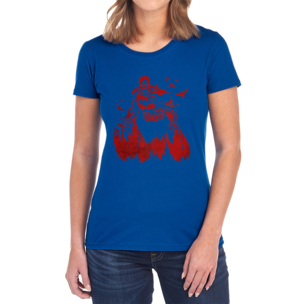Batman Red Knight Licensed Women's T-Shirt Regular Fit SM-2X