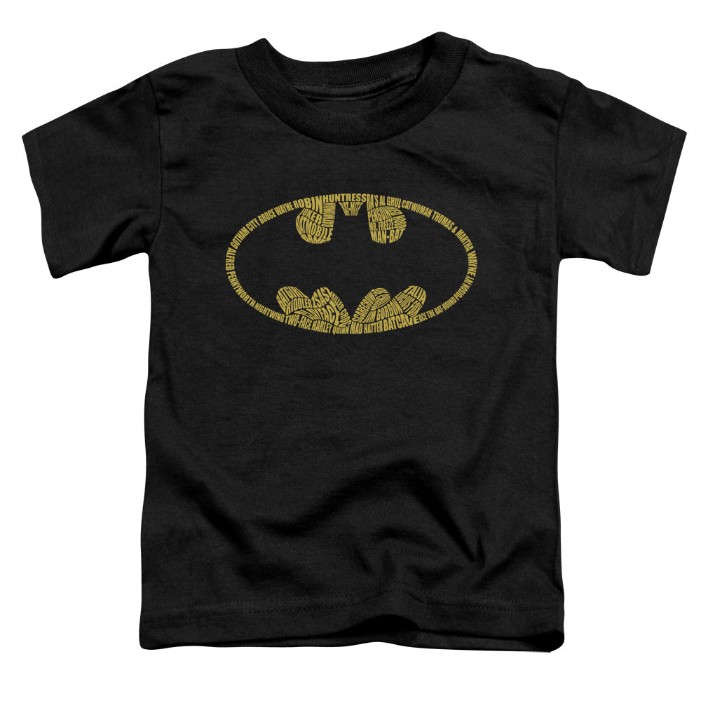 Batman Word Logo Licensed Toddler T-Shirt SM-LG