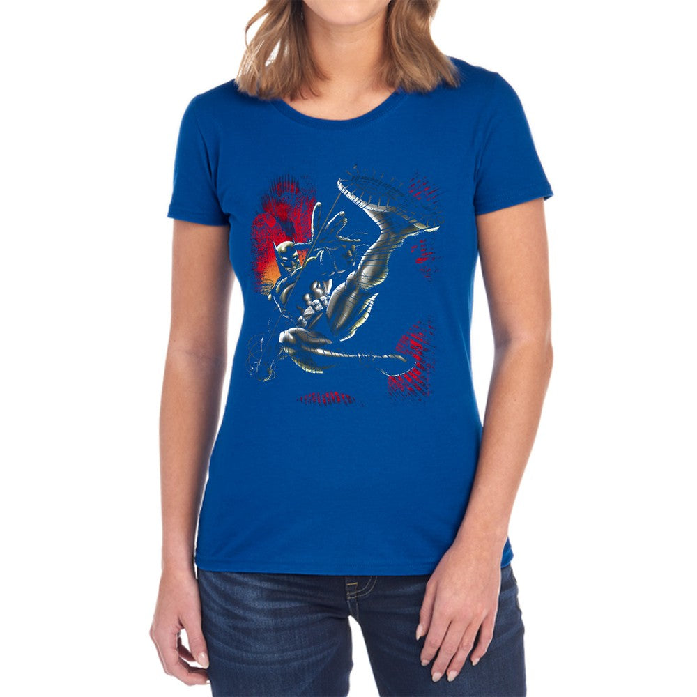 Batman Kick Swing Licensed Women's T-Shirt Regular Fit SM-2X