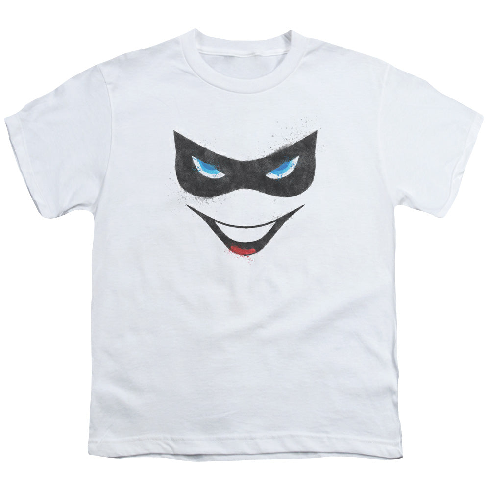 Batman Harley Face Licensed Kid's T-Shirt (Ages 4-7) XS-XL