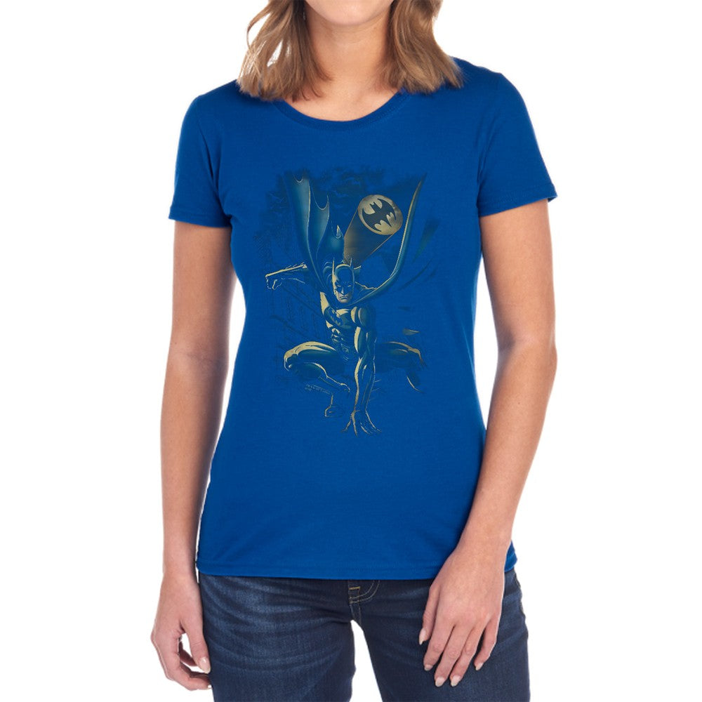 Batman Calling All Bats Licensed Women's T-Shirt Regular Fit SM-2X