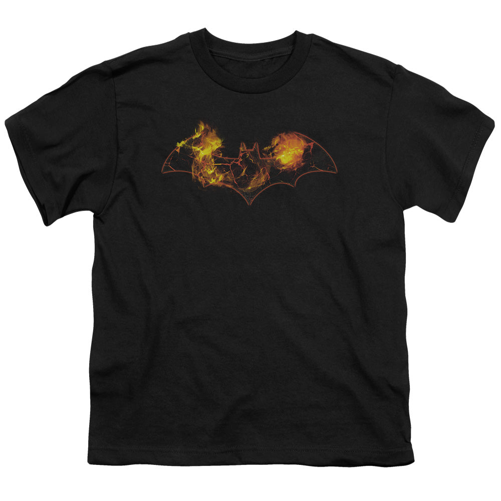 Batman Molten Logo Licensed Kid's T-Shirt (Ages 4-7) XS-XL