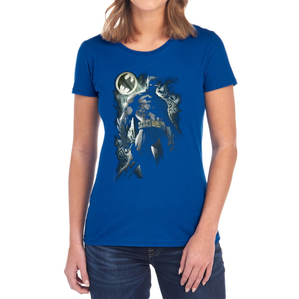 Batman The Knight Licensed Women's T-Shirt Regular Fit SM-2X