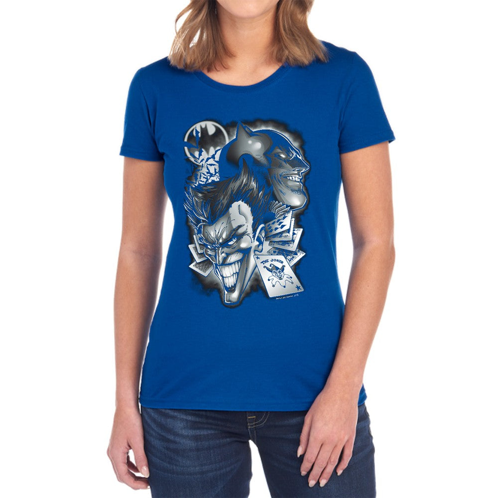 Batman Archenemies Licensed Women's T-Shirt Regular Fit SM-2X