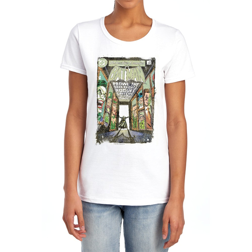 Batman Rogues Gallery Cover Licensed Women's T-Shirt Regular Fit SM-2X