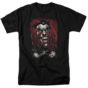 AN OFFCIALLY LICENSED BATMAN BLOOD IN HANDS MEN'S REGULAR FIT T-SHIRT BLACK