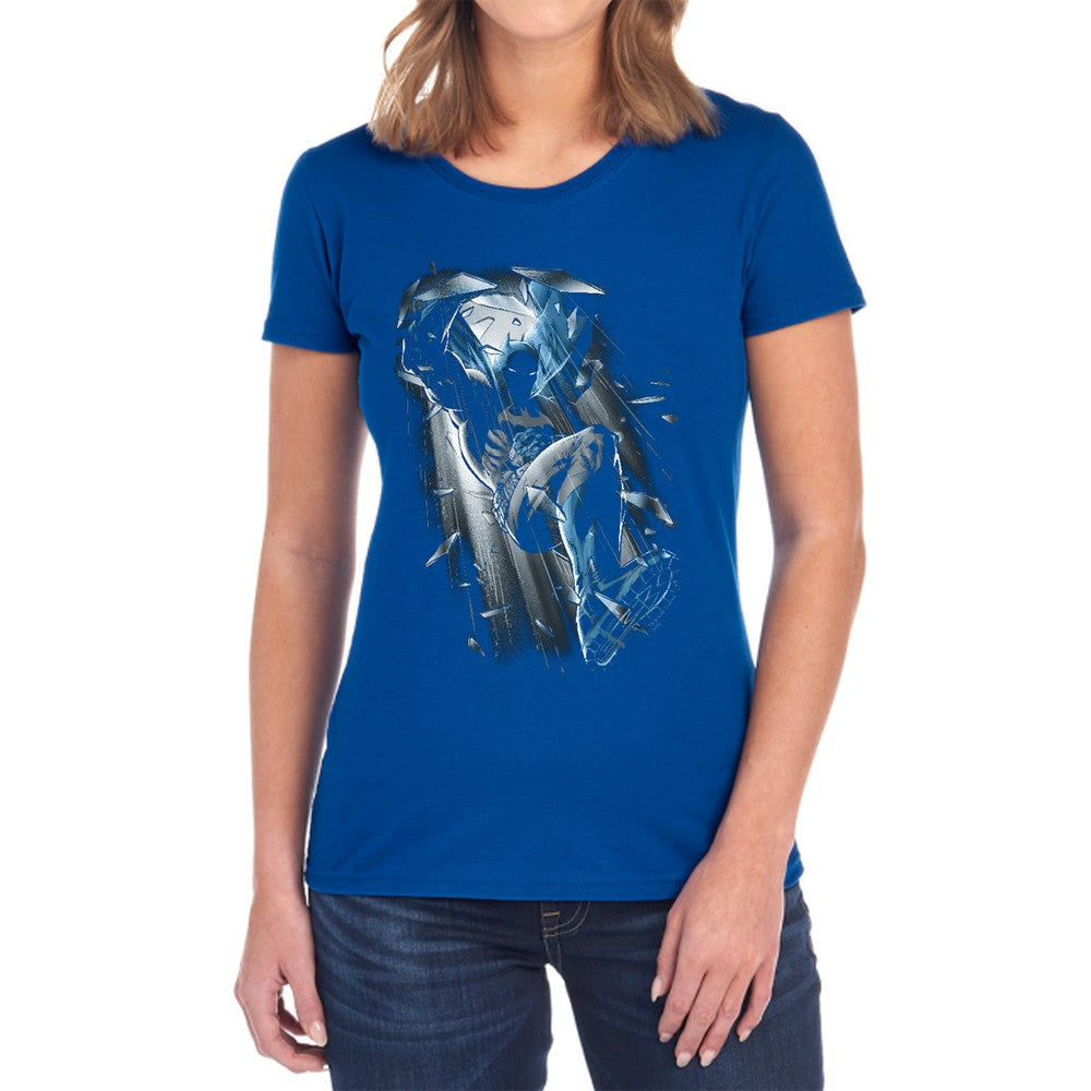 Batman Bat Crash Licensed Women's T-Shirt Regular Fit SM-2X