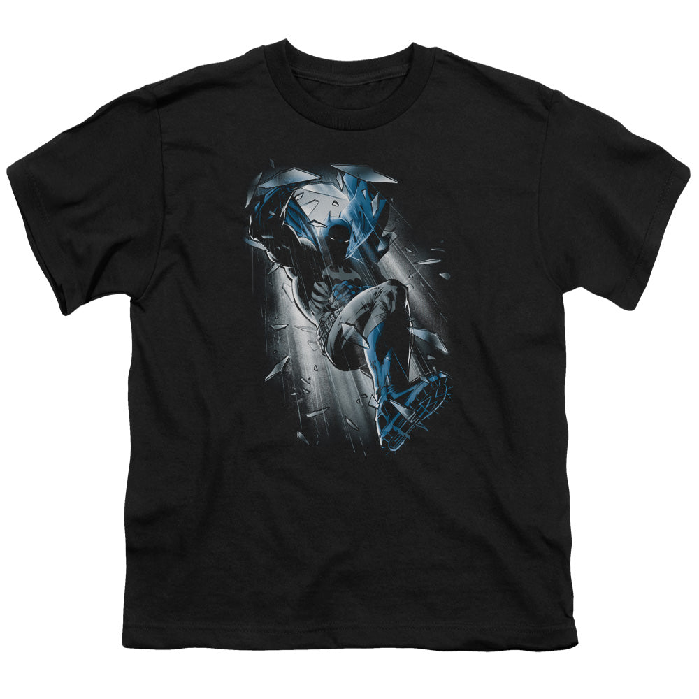 Batman Bat Crash Licensed Kid's T-Shirt (Ages 4-7) XS-XL