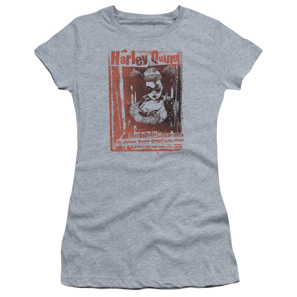 Batman Dr Quinn Licensed Women's T-Shirt Juniors SM-2X