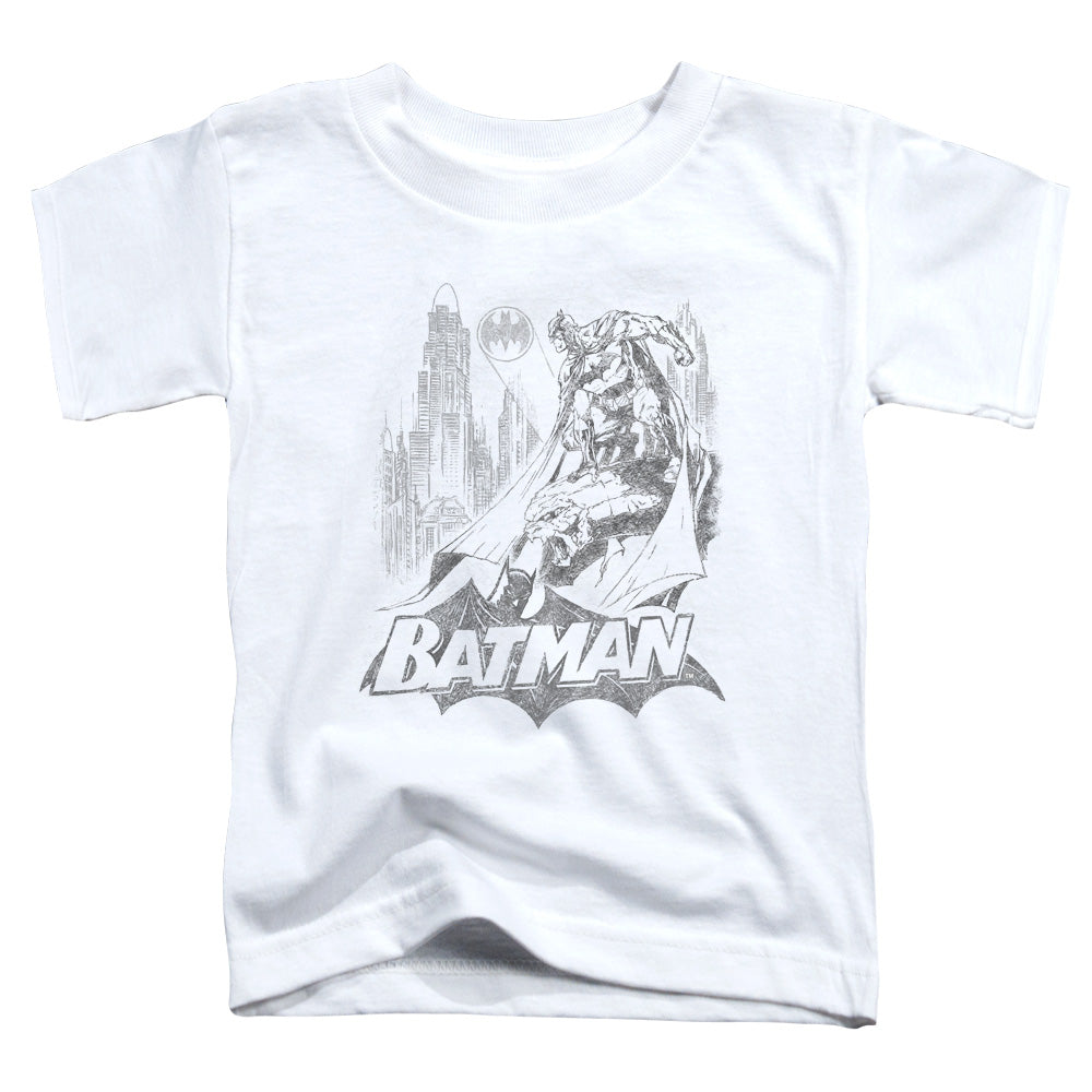 Batman Bat Sketch Licensed Toddler T-Shirt LG-MD (