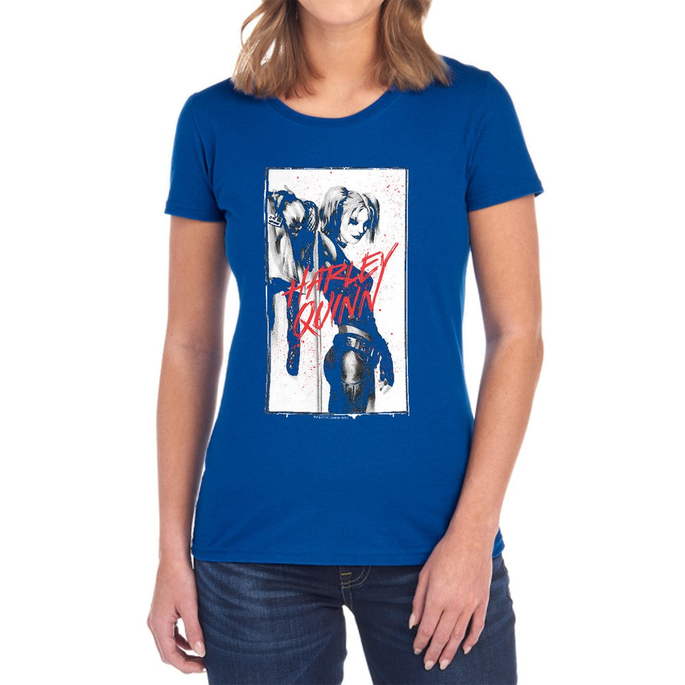 Batman Inked Quinn Licensed Women's T-Shirt Regular Fit SM-2X