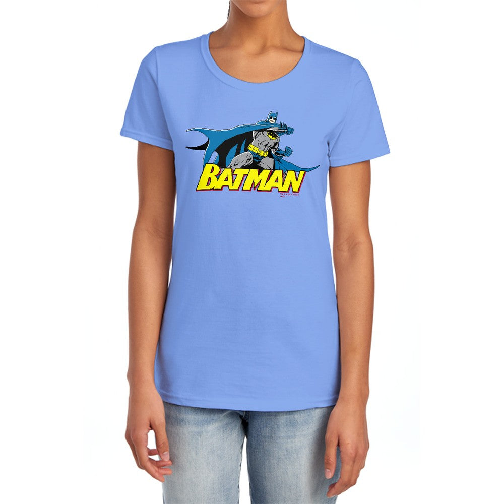 Batman 8 Bit Cape Licensed Women's T-Shirt Regular Fit SM-2X