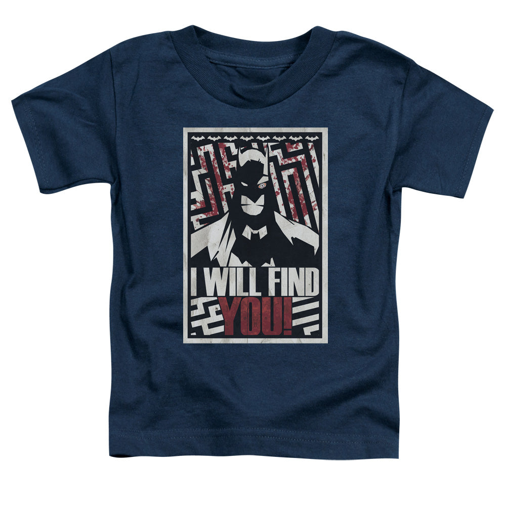 Batman I Will Fnd You Licensed Toddler T-Shirt SM-LG