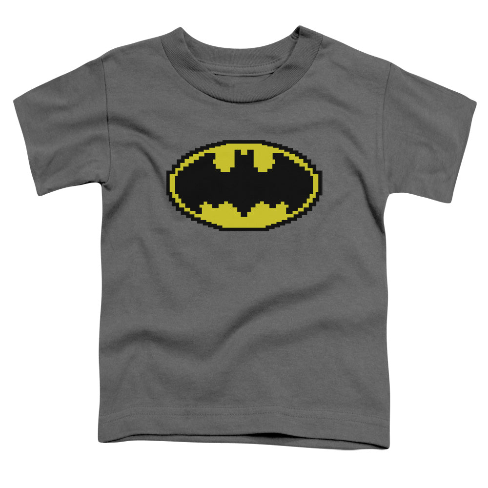 Batman Pixel Symbol Licensed Toddler T-Shirt SM-LG