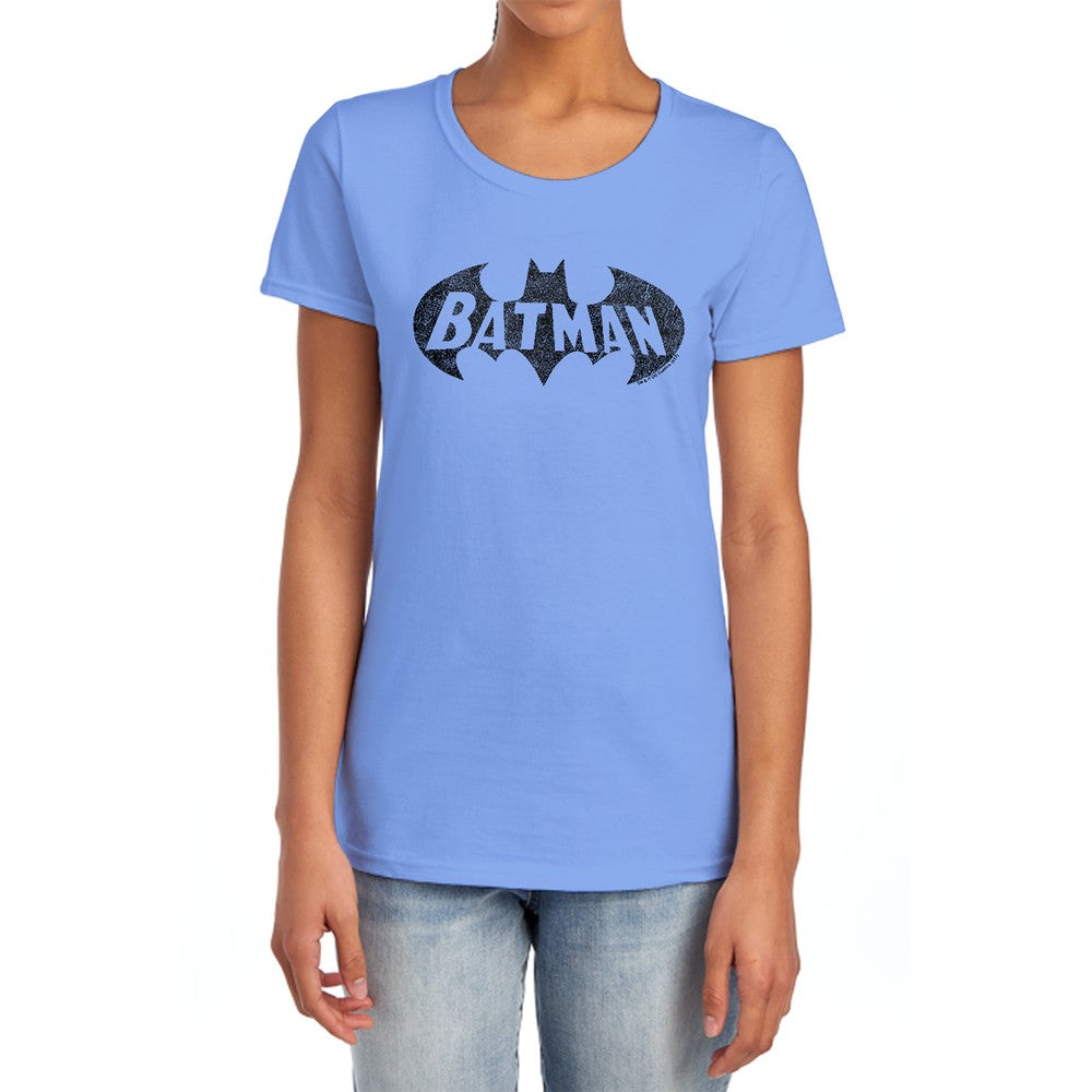 Batman Crackle Bat Licensed Women's T-Shirt Regular Fit SM-2X