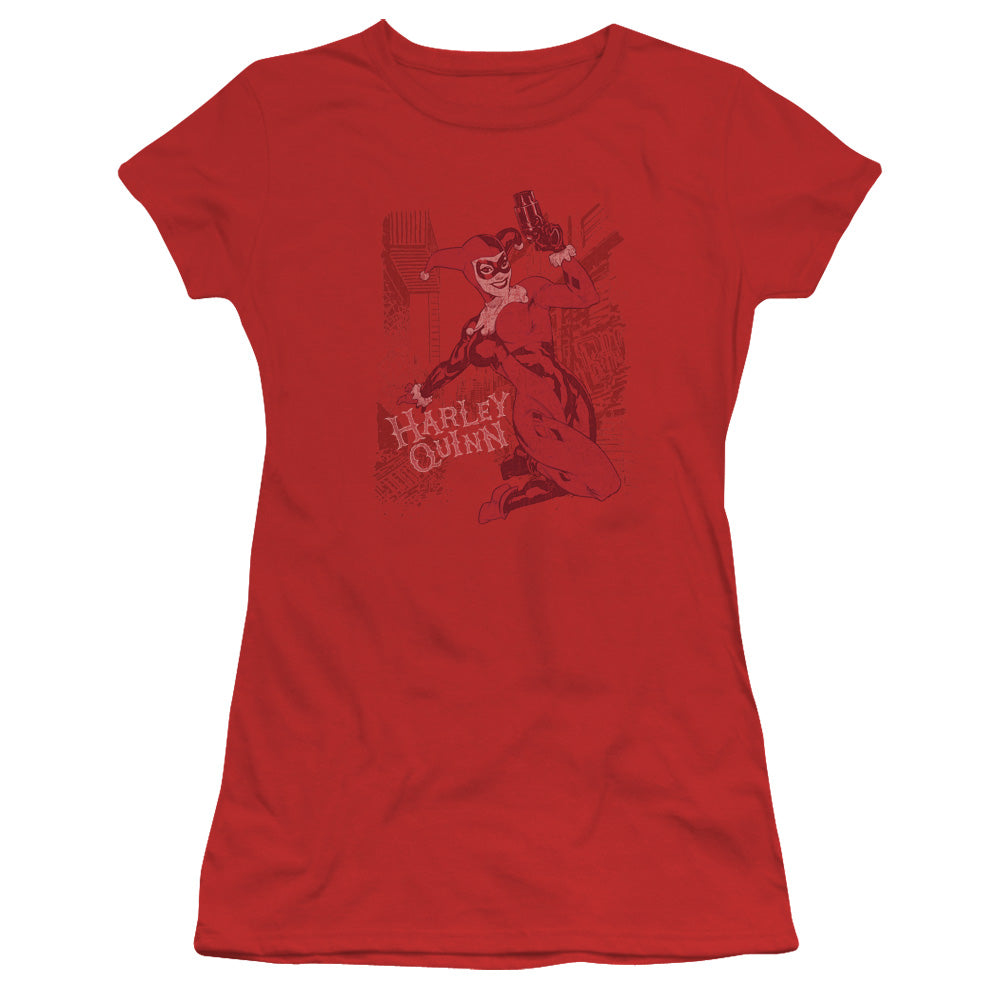 Batman Harleys Packing Licensed Women's T-Shirt Juniors SM