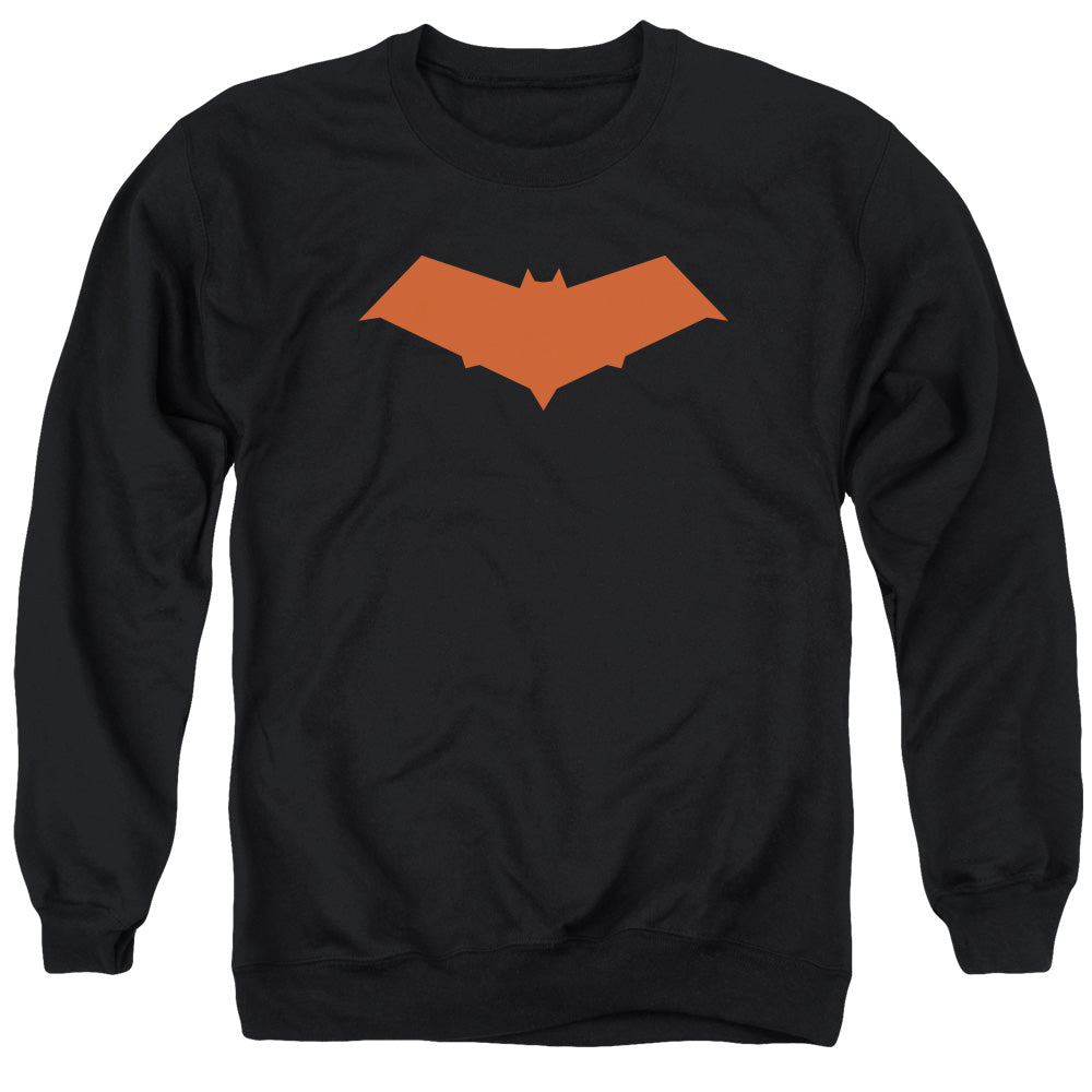AN OFFCIALLY LICENSED BATMAN RED HOOD ADULT UNISEX CREWNECK SWEATSHIRT BLACK