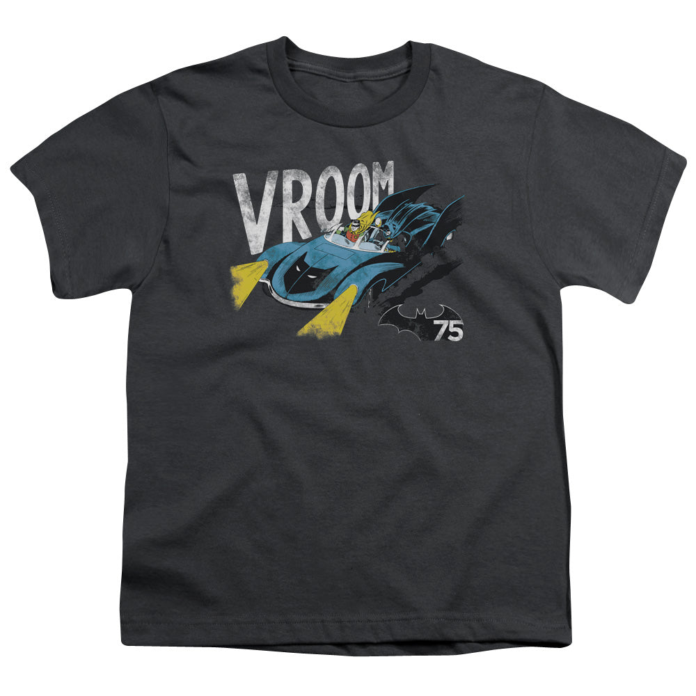 Batman Vroom Licensed Kid's T-Shirt (Ages 4-7) XS-XL