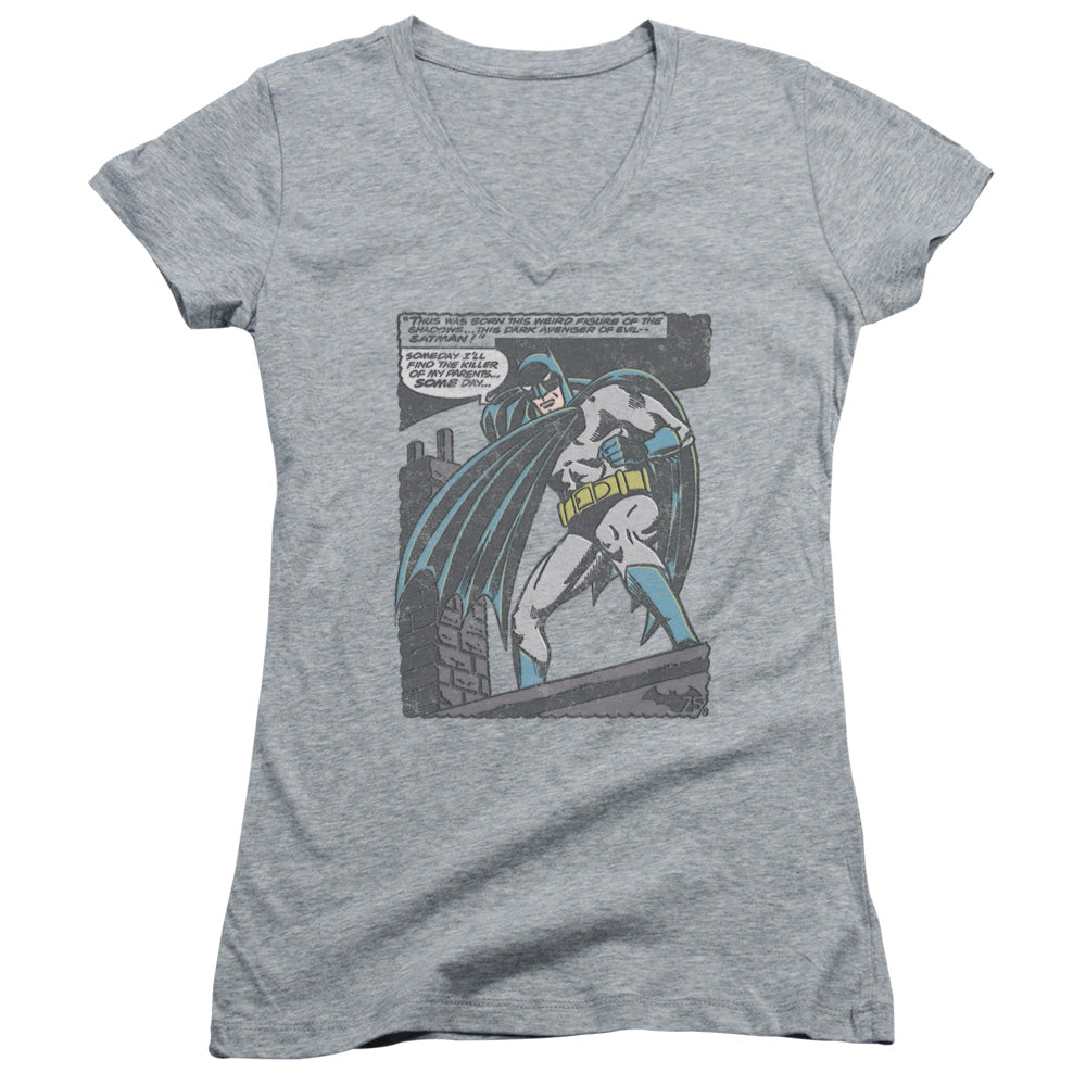 Batman Bat Origins Licensed Women's T-Shirt Juniors V-Neck 2X