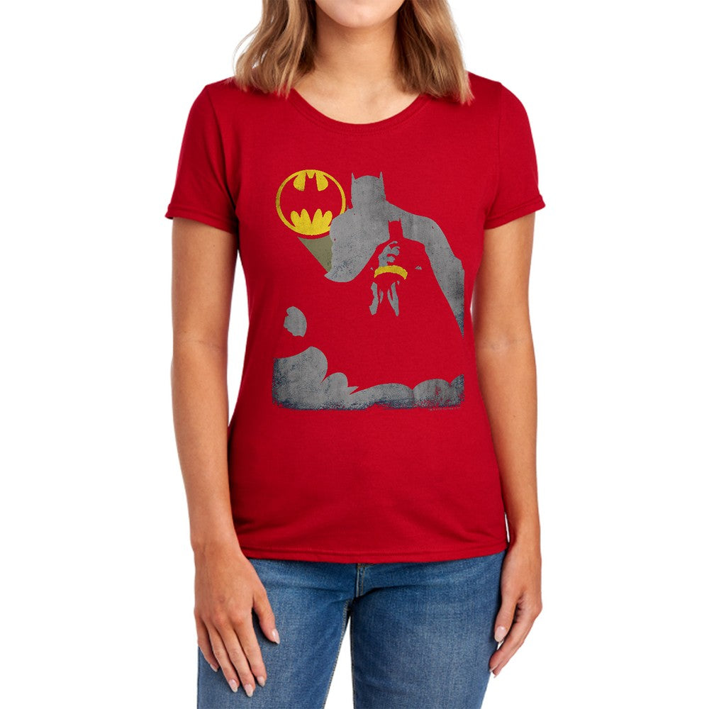 Batman Bat Knockout Licensed Women's T-Shirt Regular Fit SM-2X