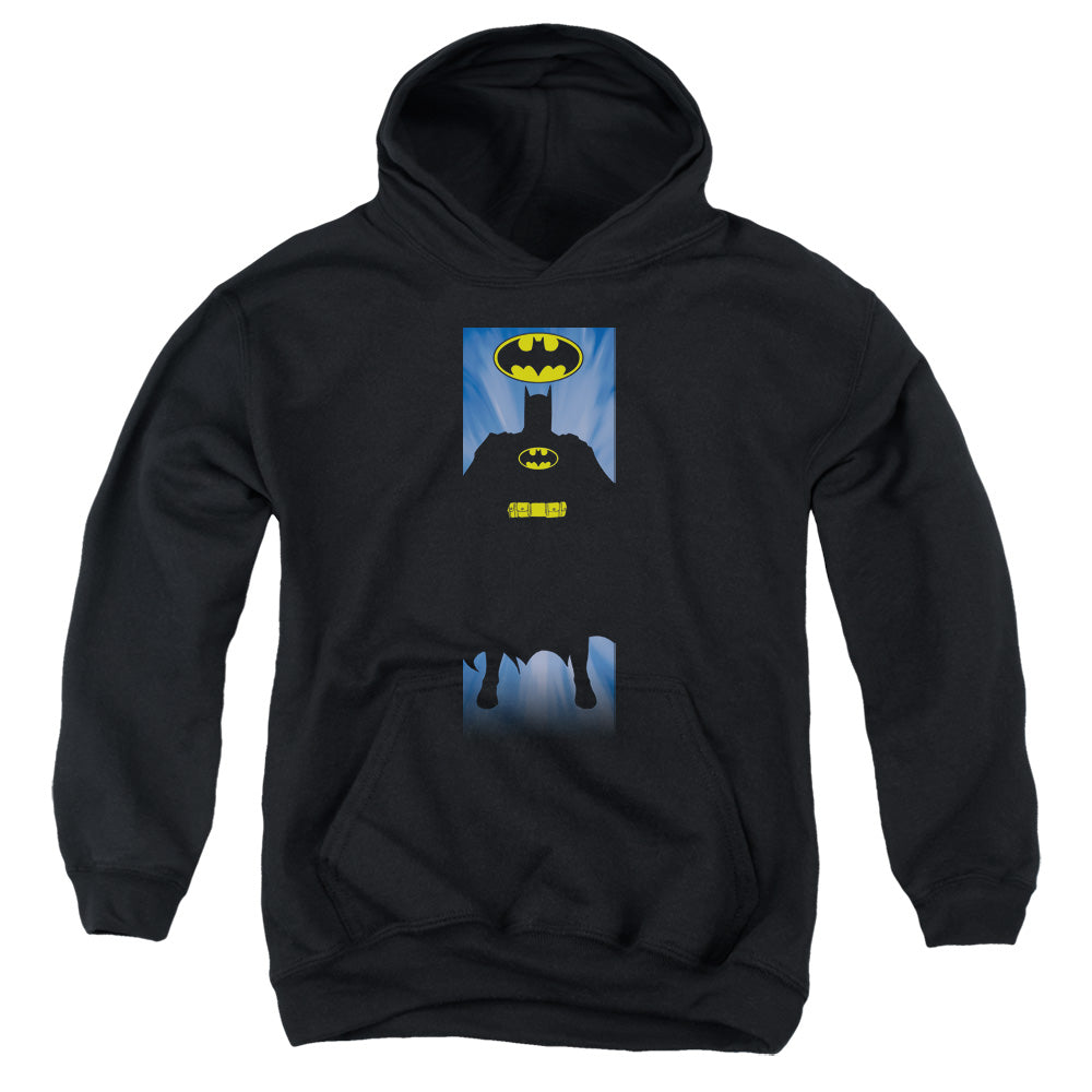 AN OFFCIALLY LICENSED BATMAN BATMAN BLOCK YOUTH HOODIE BLACK