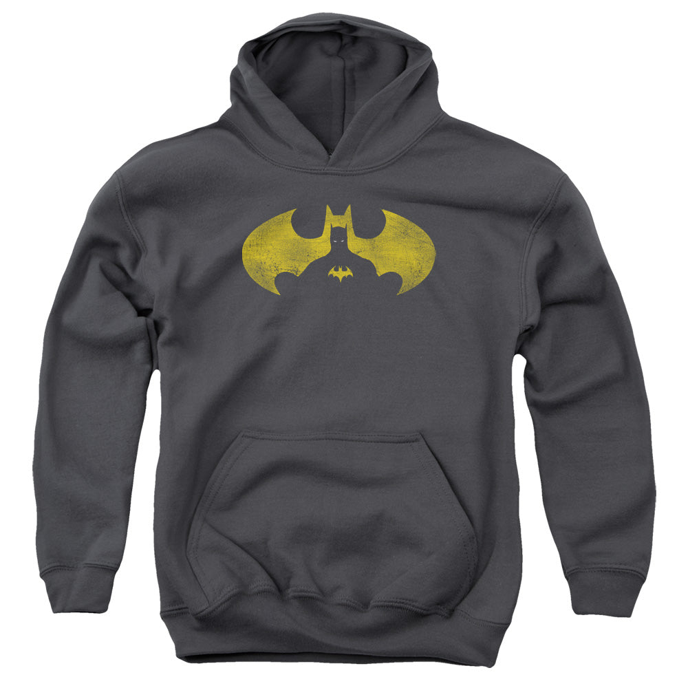 Batman Bat Symbol Knockout Licensed Youth Hoodie (Ages 8-12) SM-XL