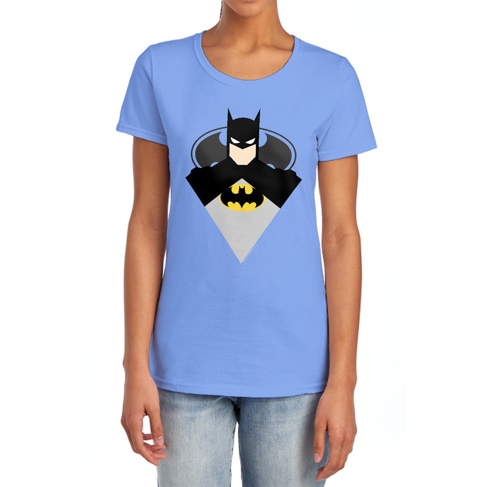 Batman Simple Bat Licensed Women's T-Shirt Regular Fit SM-2X