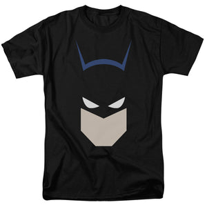 AN OFFCIALLY LICENSED BATMAN  BAT HEAD MEN'S REGULAR FIT T-SHIRT BLACK