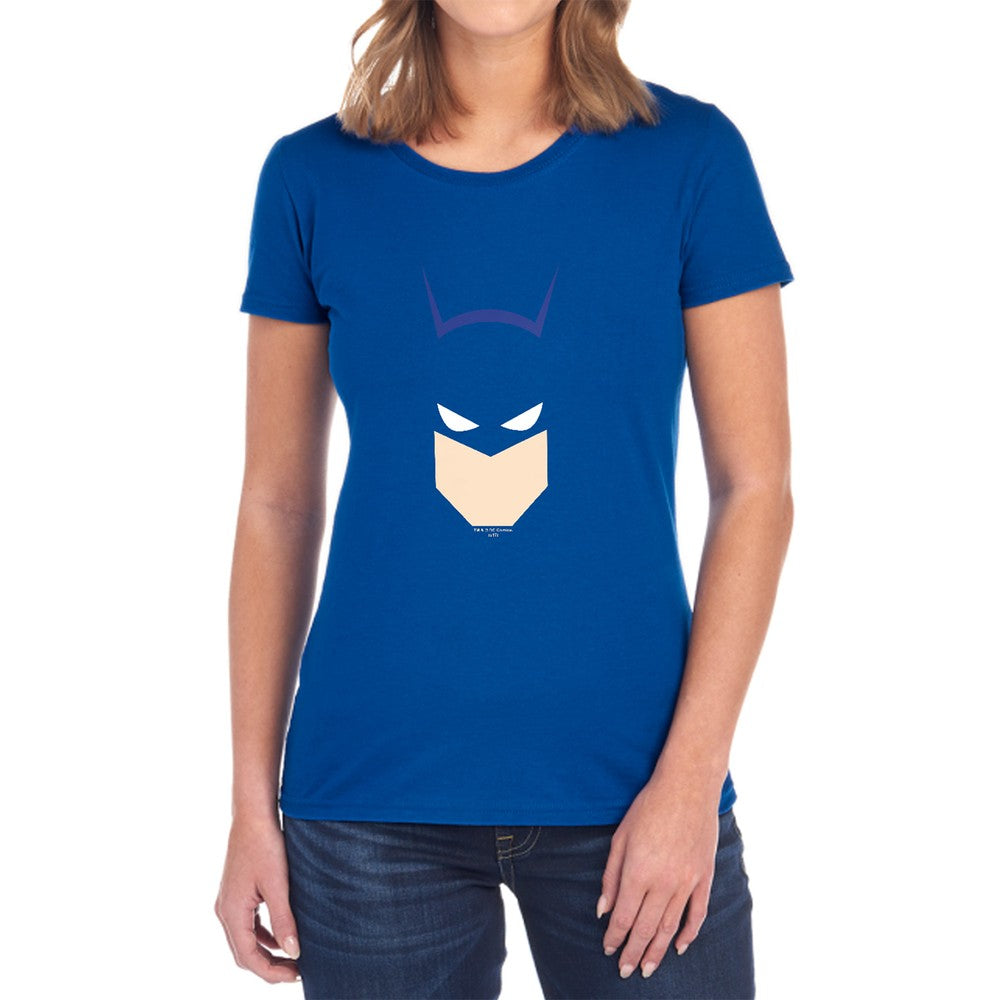 Batman Bat Head Licensed Women's T-Shirt Regular Fit SM-2X