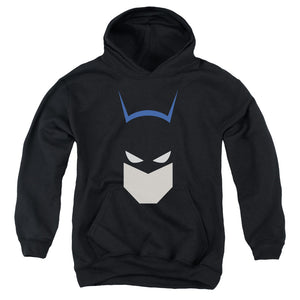 AN OFFCIALLY LICENSED BATMAN  BAT HEAD YOUTH HOODIE BLACK