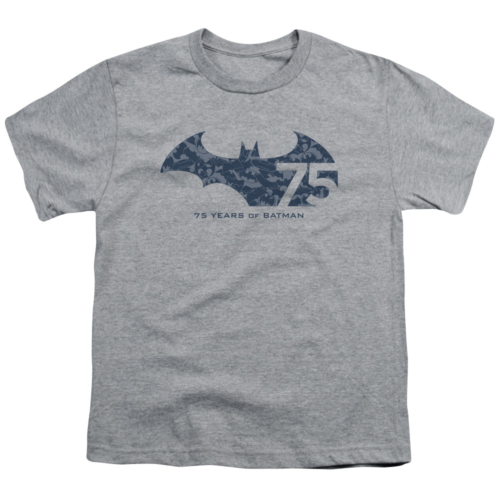 Batman 75 Year Collage Licensed Kid's T-Shirt (Ages 4-7) XS-XL