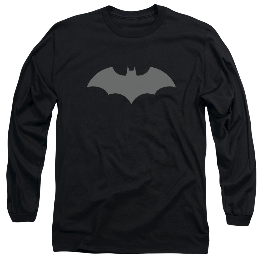 AN OFFCIALLY LICENSED BATMAN 52 BLACK MEN'S LONG SLEEVE T-SHIRT BLACK