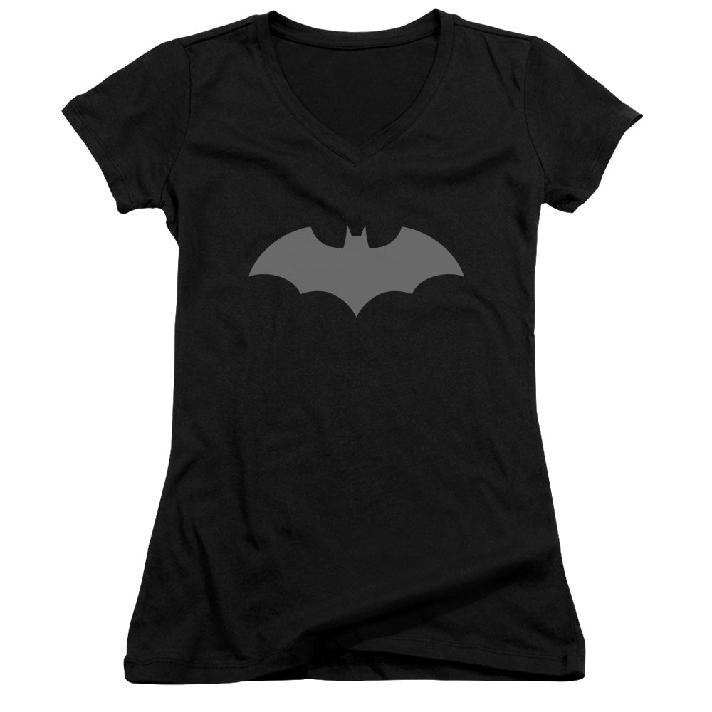 Batman 52 Black Licensed Women's T-Shirt Juniors V-Neck SM