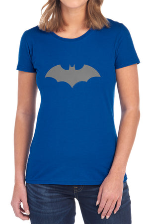 AN OFFCIALLY LICENSED BATMAN 52 BLACK WOMEN'S REGULAR FIT T-SHIRT BLACK