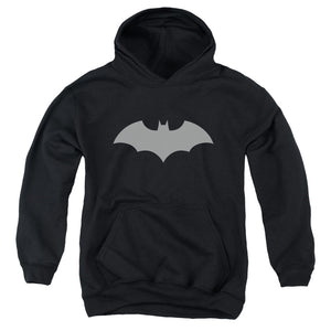 AN OFFCIALLY LICENSED BATMAN 52 BLACK YOUTH HOODIE BLACK