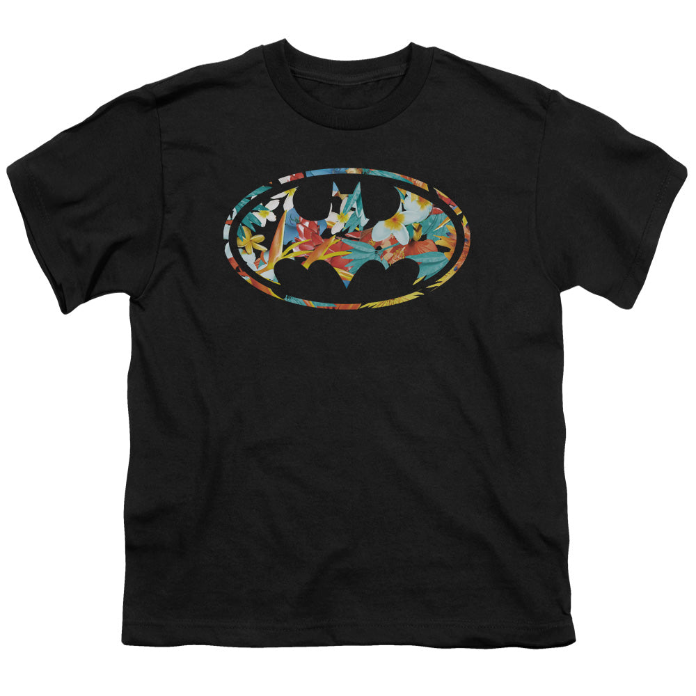 Batman Hawaiian Bat Licensed Kid's T-Shirt (Ages 4-7) XS-XL