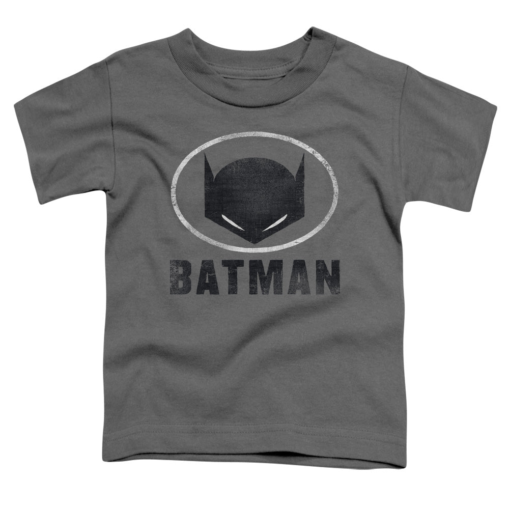 Batman Mask In Oval Licensed Toddler T-Shirt SM-LG