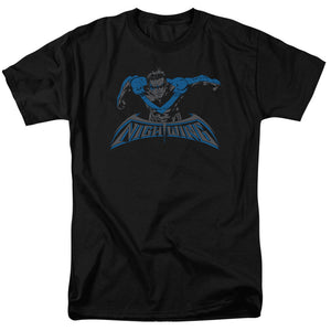AN OFFCIALLY LICENSED BATMAN WING OF THE NIGHT MEN'S REGULAR FIT T-SHIRT BLACK