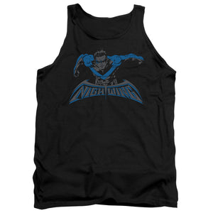 AN OFFCIALLY LICENSED BATMAN WING OF THE NIGHT ADULT UNISEX TANK TOP BLACK