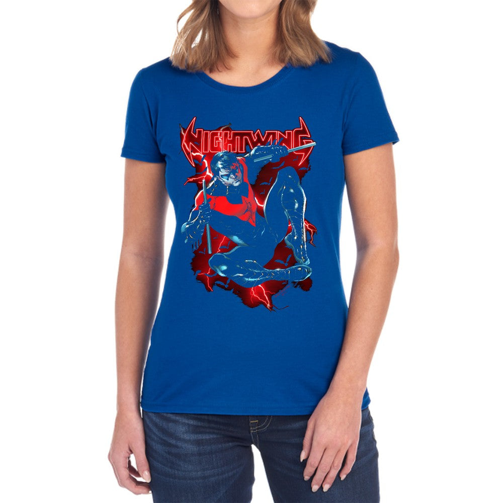 Batman Lightwing Licensed Women's T-Shirt Regular Fit SM-2X