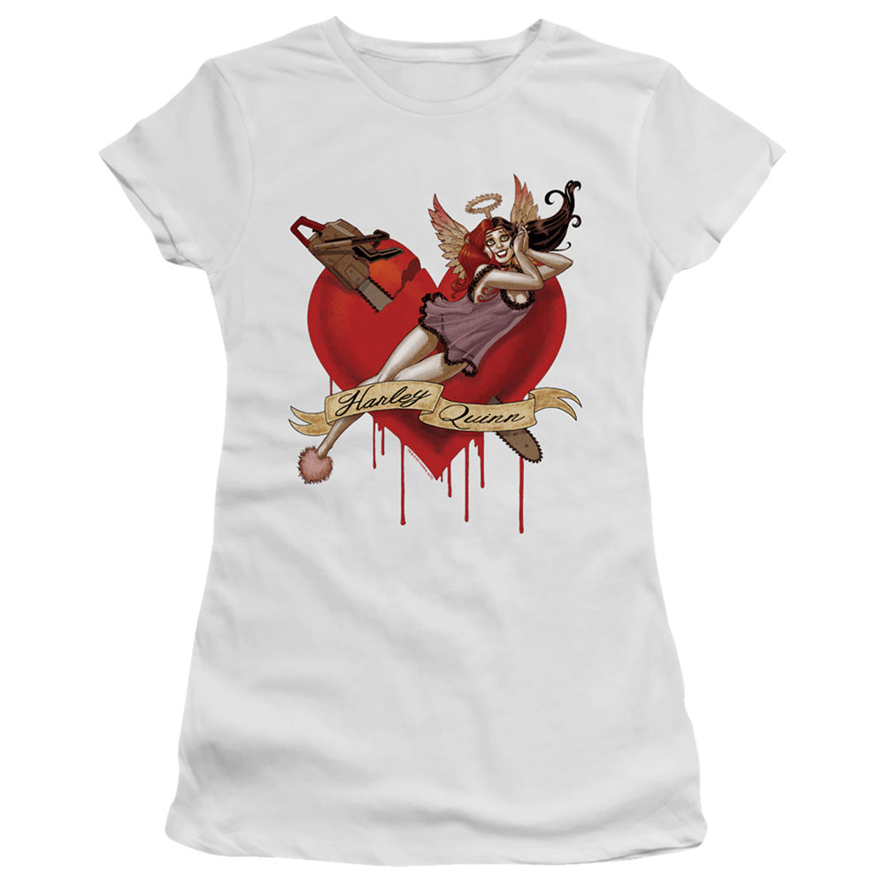 Batman Perfect Angel Licensed Women's T-Shirt Juniors LG-2X