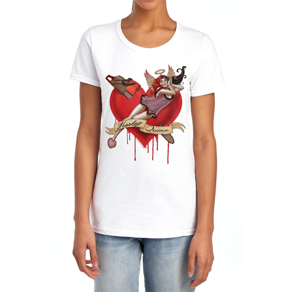 Batman Perfect Angel Licensed Women's T-Shirt Regular Fit SM-2X