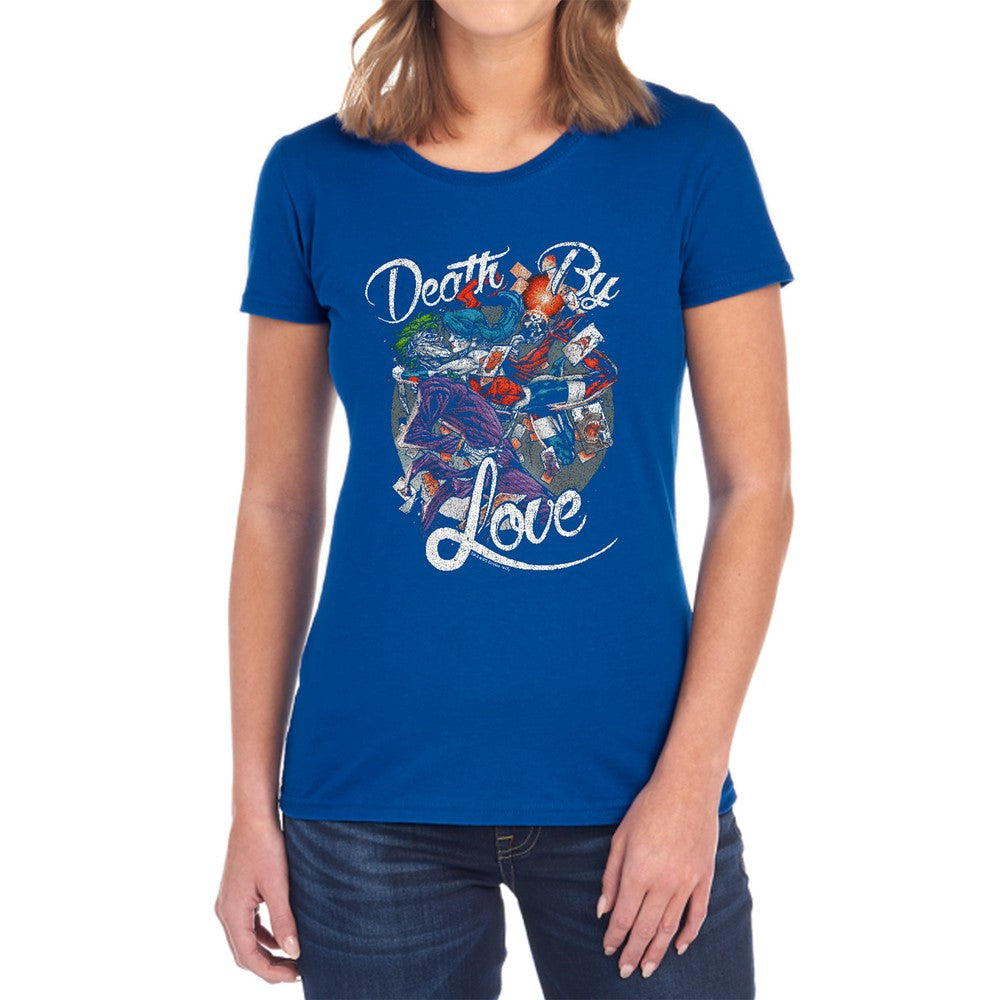 Batman Death By Love Licensed Women's T-Shirt Regular Fit SM-2X