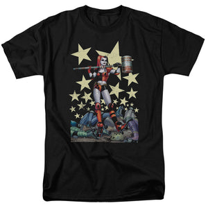 AN OFFCIALLY LICENSED BATMAN HAMMER TIME MEN'S REGULAR FIT T-SHIRT BLACK